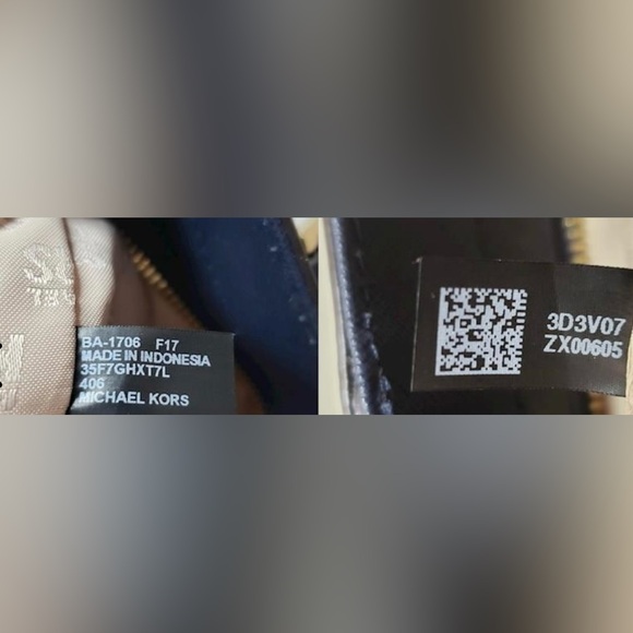 Michael Kors Bag Hamilton Traveler Studded Tote Satchel BlueLeather B2L - Picture 2 of 8